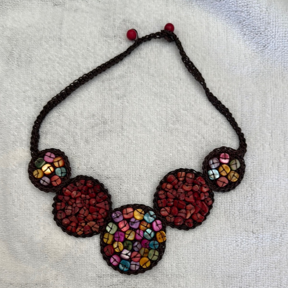 Multicolor Mosaic Necklace